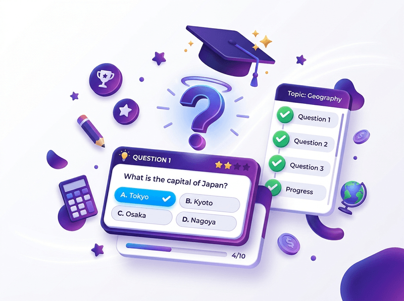 Acadova Quiz Illustration